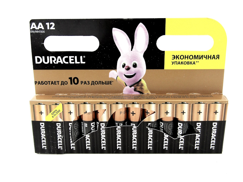 Батарейка  DURACELL АА12(пальчиковая)-12шт.упаковка